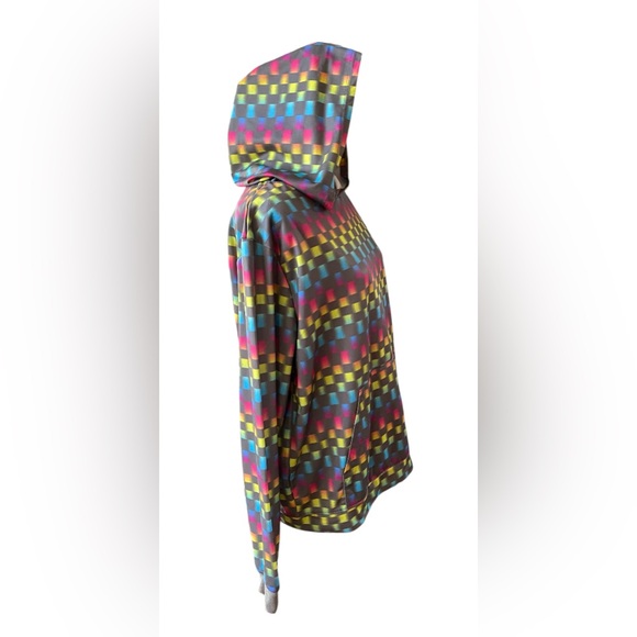 Fatally Pink: Colorful Pixelated Sweatshirt Hoodie - Picture 3 of 17